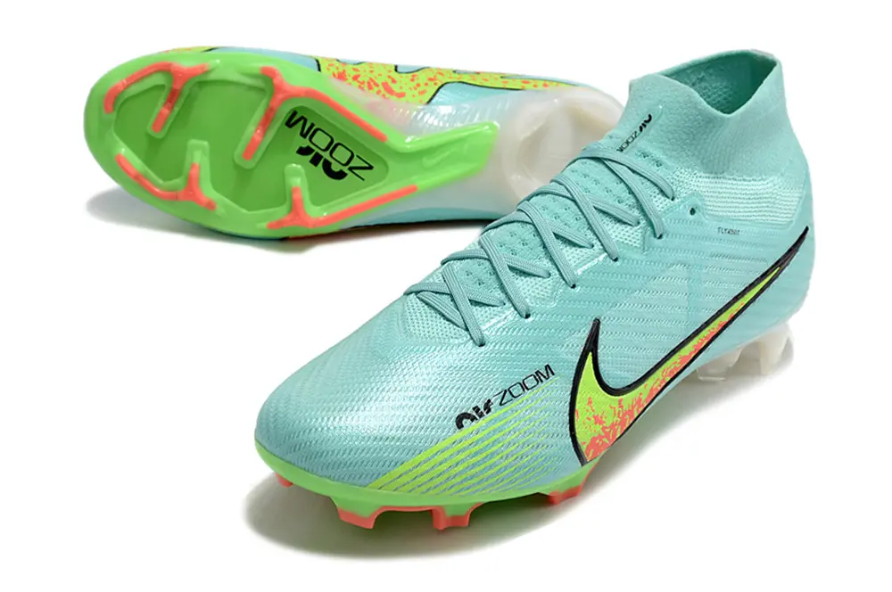 Nike Air Zoom Mercurial Superfly 9 Elite FG - Aqua/Electric Green/Neon Coral