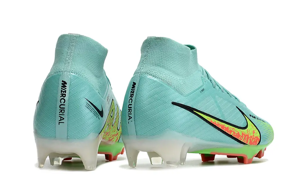 Nike Air Zoom Mercurial Superfly 9 Elite FG - Aqua/Electric Green/Neon Coral
