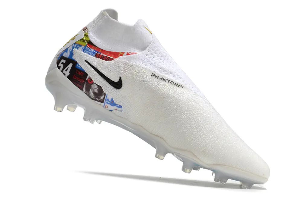 Nike Phantom GX Elite DF FG - White/Electric Blue/Gold