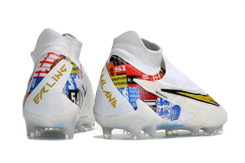 Nike Phantom GX Elite DF FG - White/Electric Blue/Gold