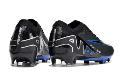 Nike Air Zoom Mercurial Vapor 15 Elite FG - Black/Electric Blue/Charcoal Gray