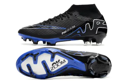 Nike Air Zoom Mercurial Superfly 9 Elite FG - Black/Electric Blue/White
