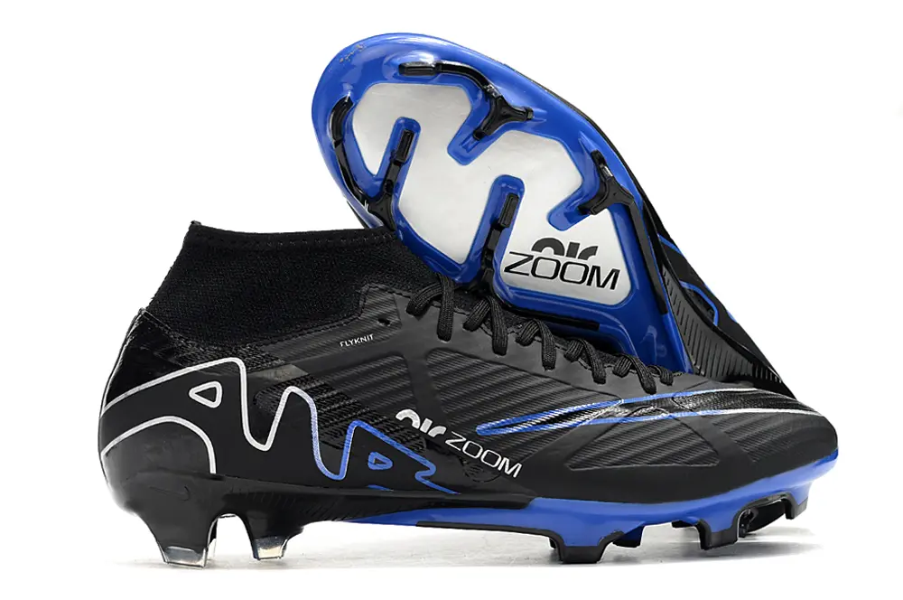 Nike Air Zoom Mercurial Superfly 9 Elite FG - Black/Electric Blue/White