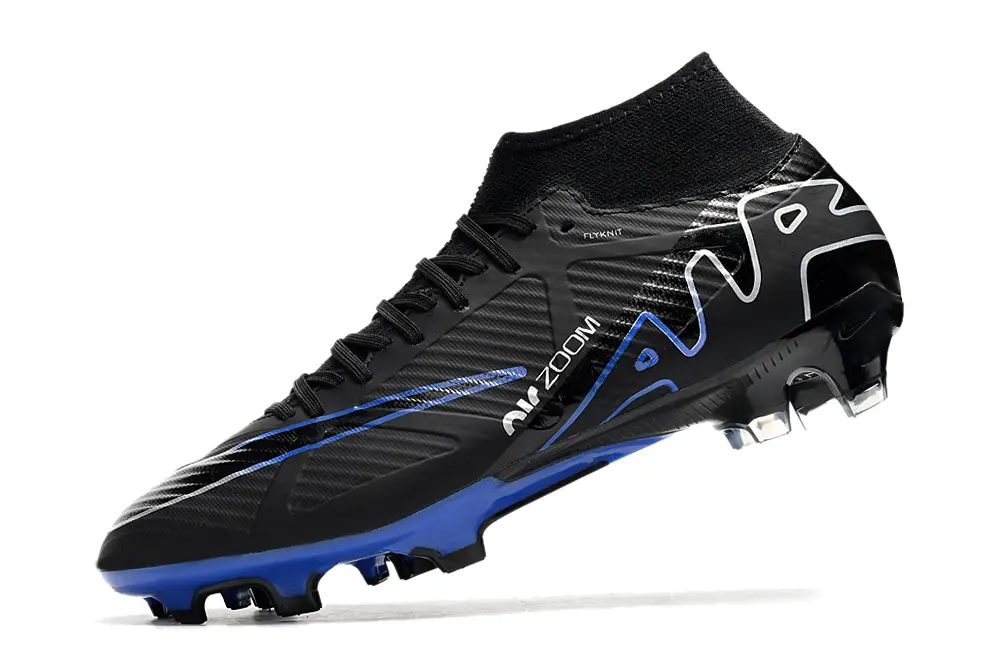 Nike Air Zoom Mercurial Superfly 9 Elite FG - Black/Electric Blue/White