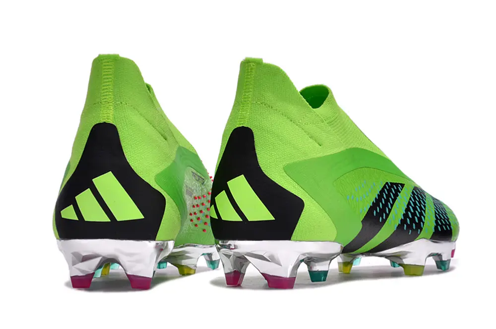 Adidas Predator Accuracy+ Laceless FG - Green/Neon Green/Jet Black