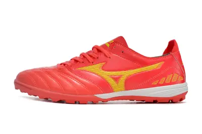 Mizuno Morelia Wave Cup Classic TF - Red/Vibrant Red/Lightning Yellow