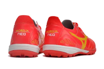 Mizuno Morelia Wave Cup Classic TF - Red/Vibrant Red/Lightning Yellow