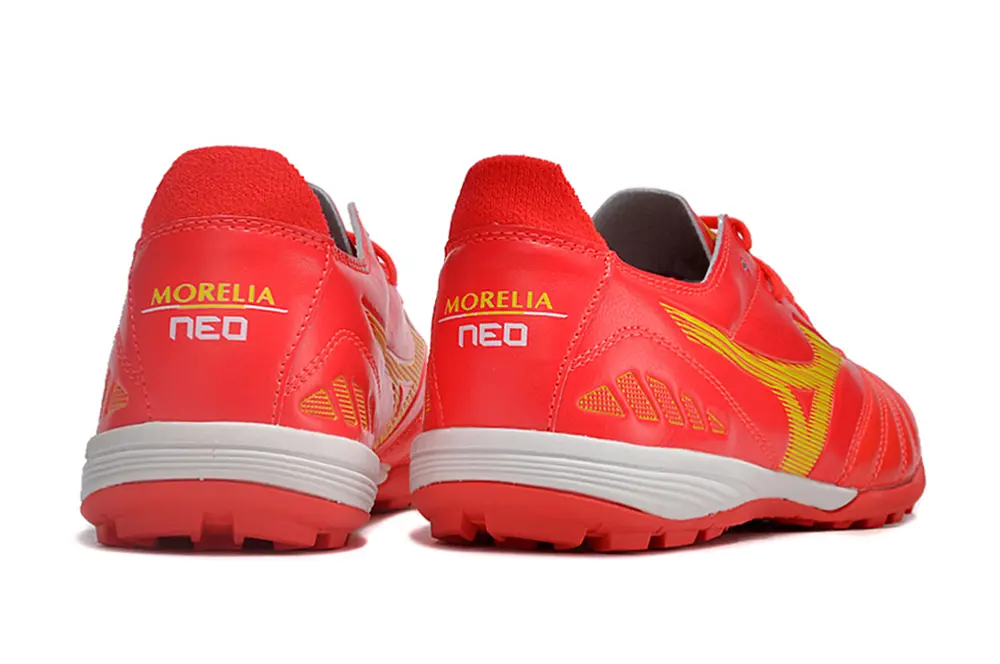 Mizuno Morelia Wave Cup Classic TF - Red/Vibrant Red/Lightning Yellow