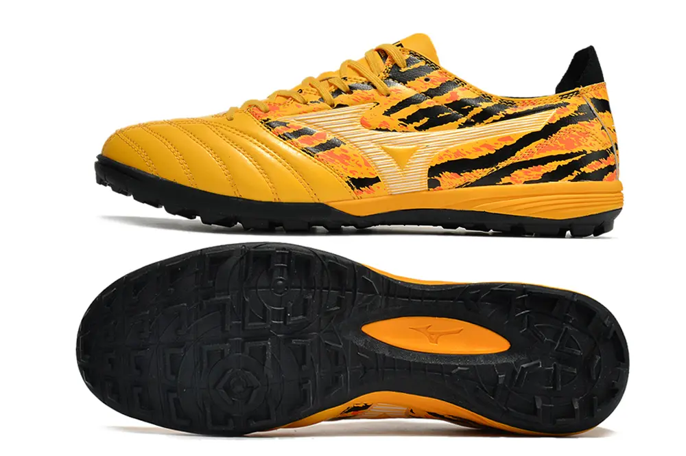 Mizuno Morelia Wave Cup Classic TF - Yellow/Bold Gold/Black Tiger