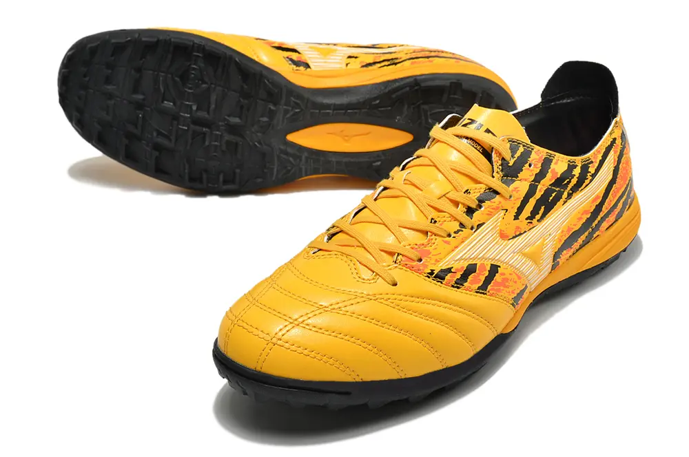 Mizuno Morelia Wave Cup Classic TF - Yellow/Bold Gold/Black Tiger