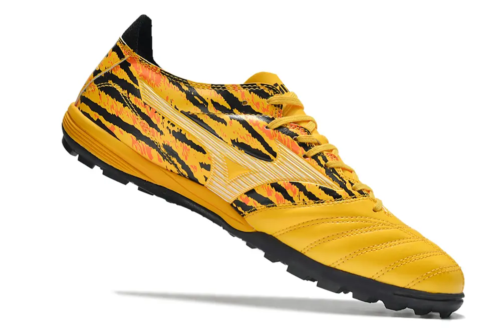 Mizuno Morelia Wave Cup Classic TF - Yellow/Bold Gold/Black Tiger