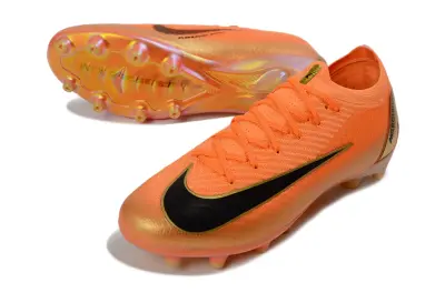 Nike Air Zoom Mercurial Vapor 16 Elite AG Artificial Grass Soccer Cleats - Orange/Gold Blaze/Black Shadow