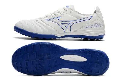Mizuno Morelia Wave Cup Classic TF - White/Blue Lightning/Ghost White