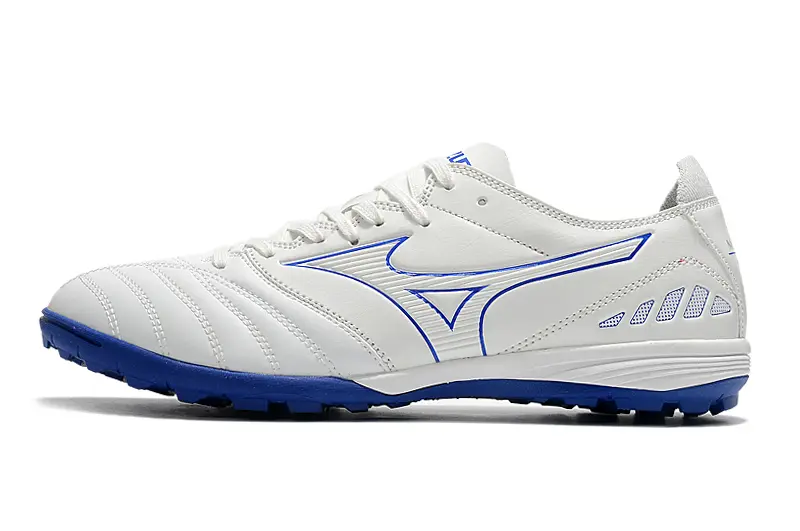 Mizuno Morelia Wave Cup Classic TF - White/Blue Lightning/Ghost White