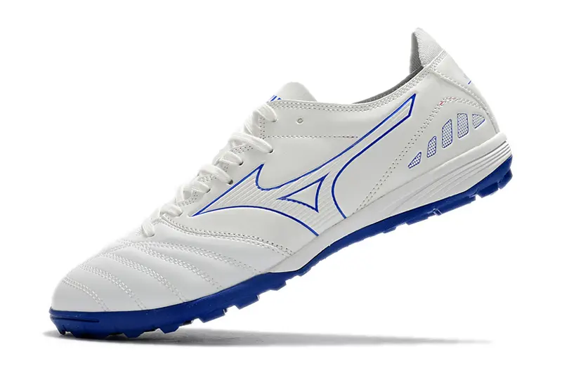 Mizuno Morelia Wave Cup Classic TF - White/Blue Lightning/Ghost White