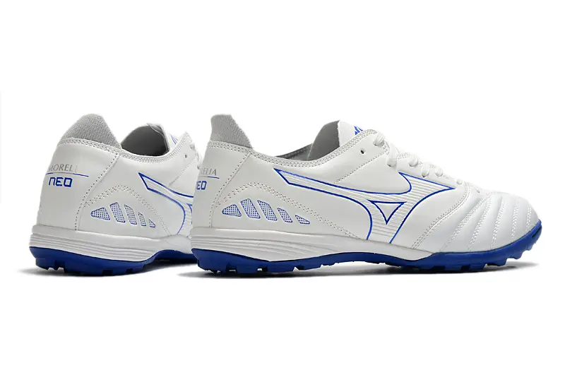 Mizuno Morelia Wave Cup Classic TF - White/Blue Lightning/Ghost White