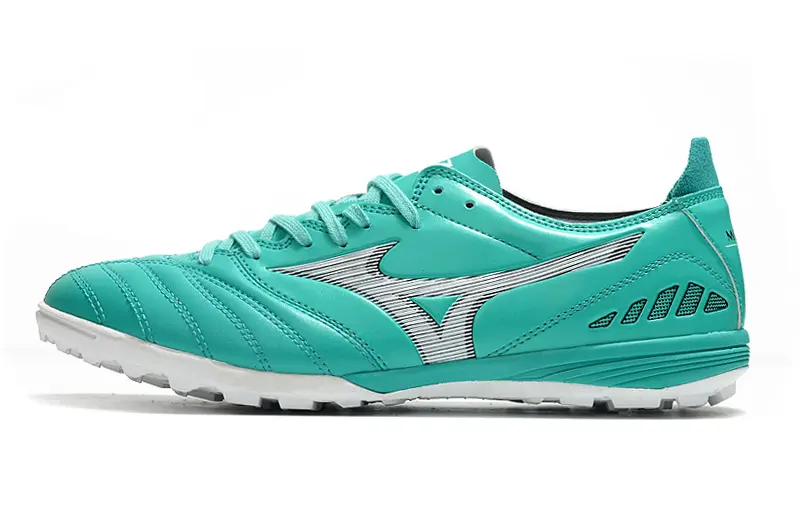 Mizuno Morelia Wave Cup Classic TF - Turquoise/Vibrant Aqua/Metallic Silver