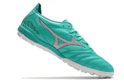 Mizuno Morelia Wave Cup Classic TF - Turquoise/Vibrant Aqua/Metallic Silver