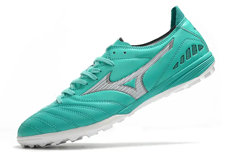 Mizuno Morelia Wave Cup Classic TF - Turquoise/Vibrant Aqua/Metallic Silver