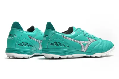 Mizuno Morelia Wave Cup Classic TF - Turquoise/Vibrant Aqua/Metallic Silver