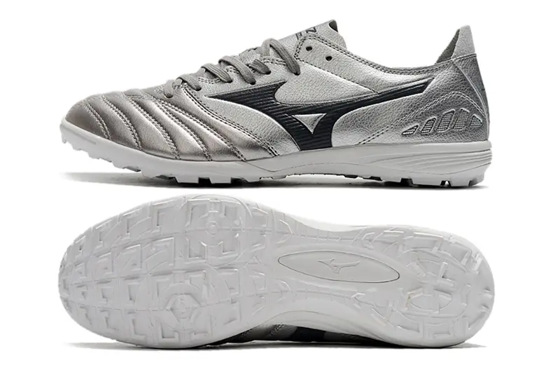 Mizuno Morelia Wave Cup Classic TF - Silver/Graphite Gray/Jet Black