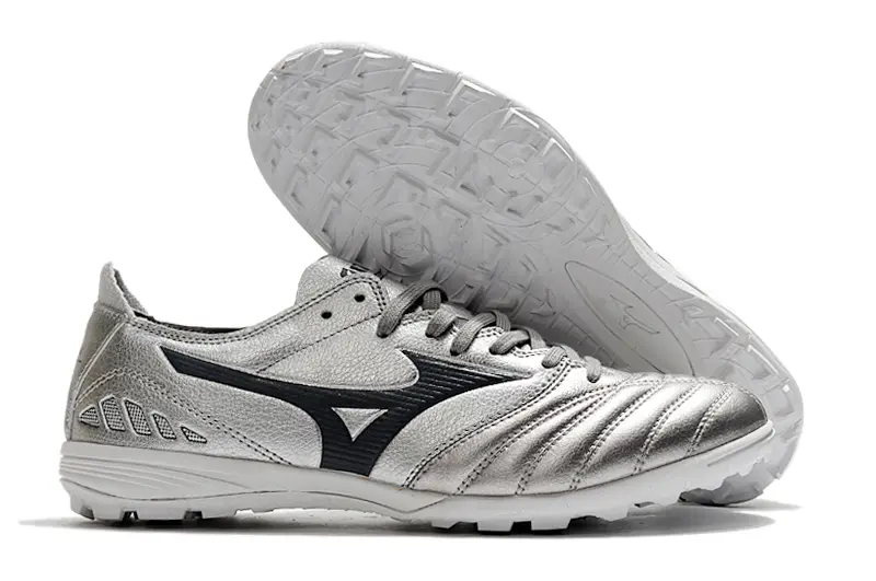 Mizuno Morelia Wave Cup Classic TF - Silver/Graphite Gray/Jet Black