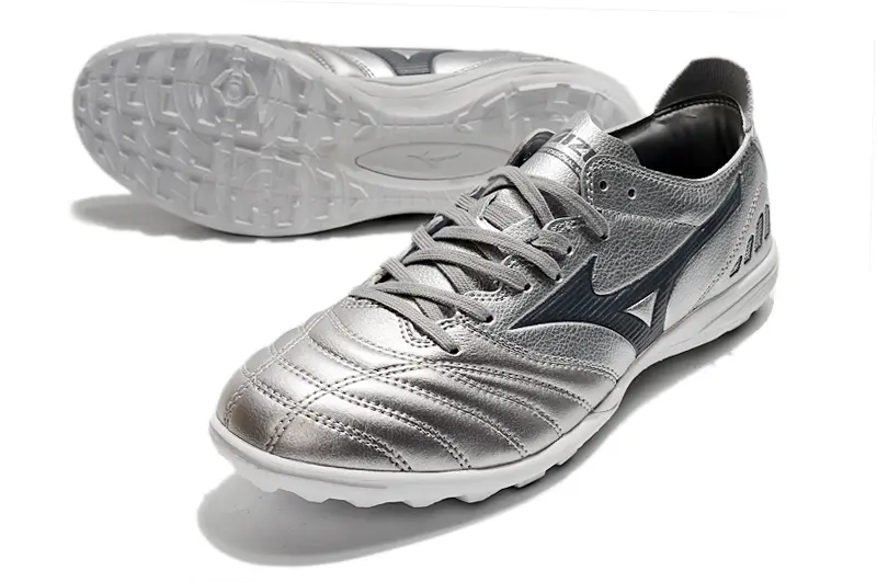 Mizuno Morelia Wave Cup Classic TF - Silver/Graphite Gray/Jet Black