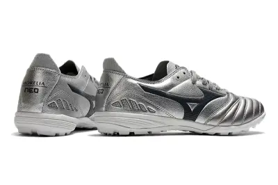 Mizuno Morelia Wave Cup Classic TF - Silver/Graphite Gray/Jet Black