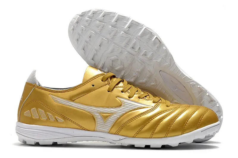Mizuno Morelia Wave Cup Classic TF - Gold/Bright Gold/White