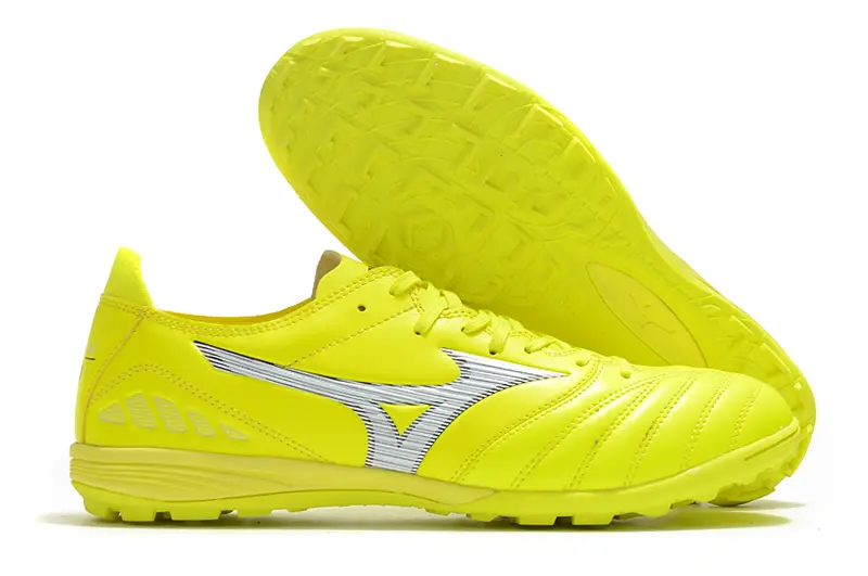 Mizuno Morelia Wave Cup Classic TF - Yellow/Neon Yellow/Steel Grey