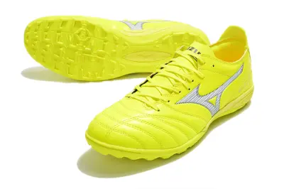 Mizuno Morelia Wave Cup Classic TF - Yellow/Neon Yellow/Steel Grey