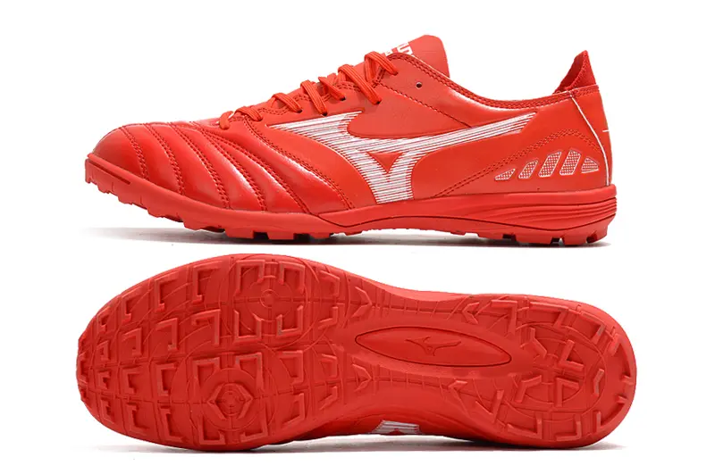 Mizuno Morelia Wave Cup Classic TF - Red/Vibrant Crimson/Fiery Orange