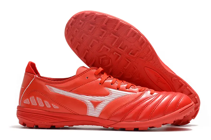 Mizuno Morelia Wave Cup Classic TF - Red/Vibrant Crimson/Fiery Orange