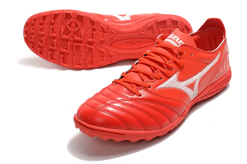 Mizuno Morelia Wave Cup Classic TF - Red/Vibrant Crimson/Fiery Orange