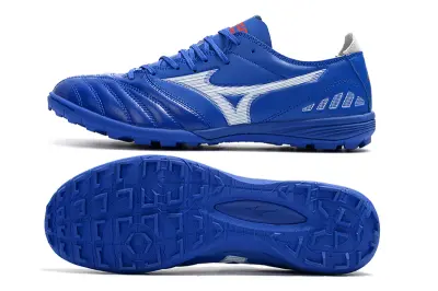 Mizuno Morelia Wave Cup Classic TF - Blue/Electric Blue/Navy Blue