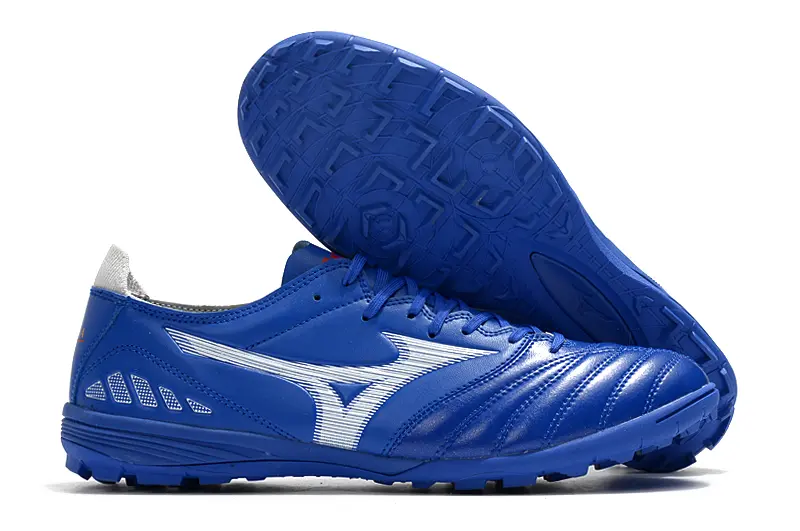 Mizuno Morelia Wave Cup Classic TF - Blue/Electric Blue/Navy Blue