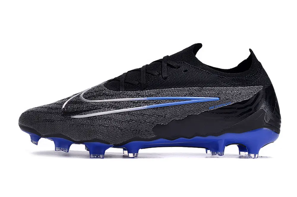 Nike Phantom GX Elite FG - Black/Electric Blue/Charcoal Gray