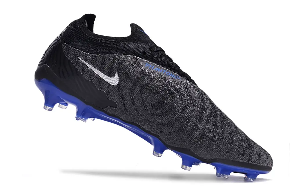 Nike Phantom GX Elite FG - Black/Electric Blue/Charcoal Gray