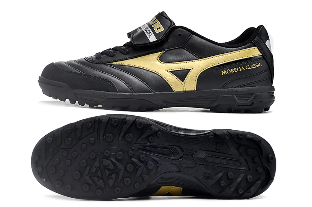 Mizuno Morelia Classic TF - Black/Gold/Black
