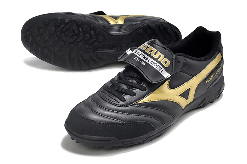 Mizuno Morelia Classic TF - Black/Gold/Black