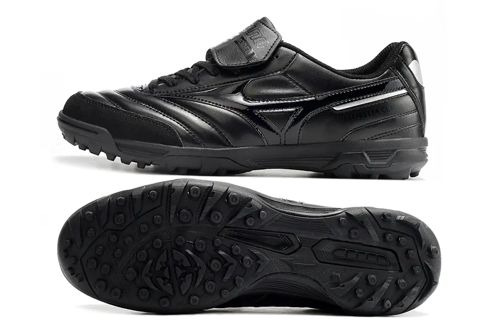 Mizuno Morelia Classic TF - Black/Midnight Black/Jet Black