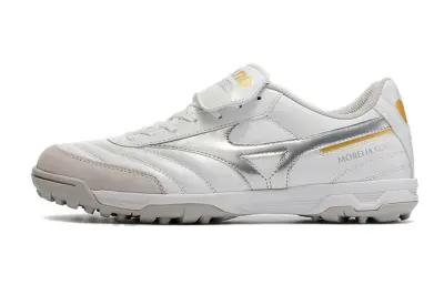 Mizuno Morelia Classic TF - White/Silver/Light Gray
