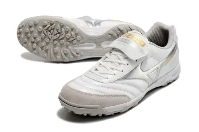 Mizuno Morelia Classic TF - White/Silver/Light Gray