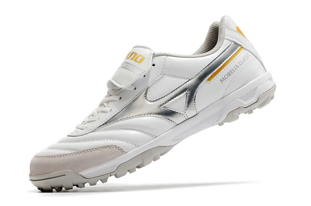 Mizuno Morelia Classic TF - White/Silver/Light Gray