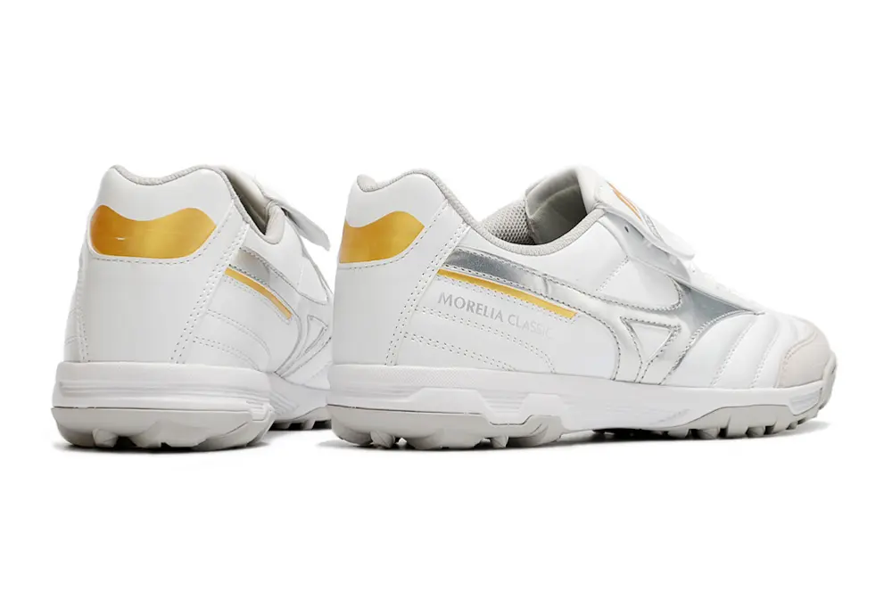 Mizuno Morelia Classic TF - White/Silver/Light Gray