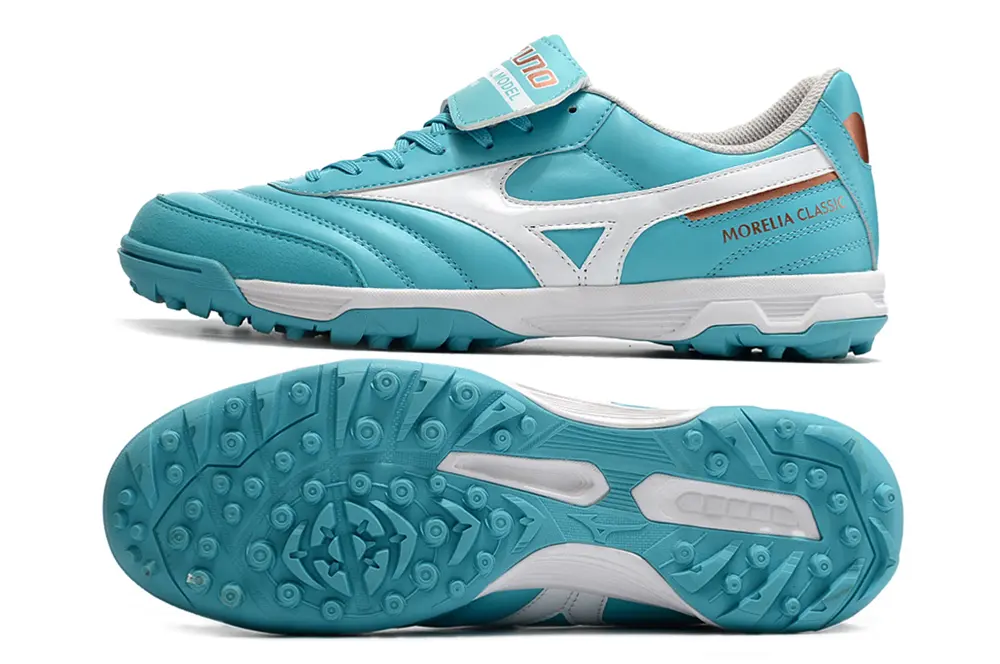 Mizuno Morelia Classic TF - Turquoise/Cool Breeze/White Accents