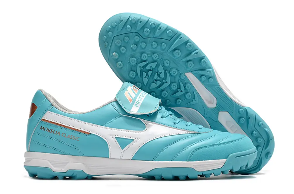 Mizuno Morelia Classic TF - Turquoise/Cool Breeze/White Accents