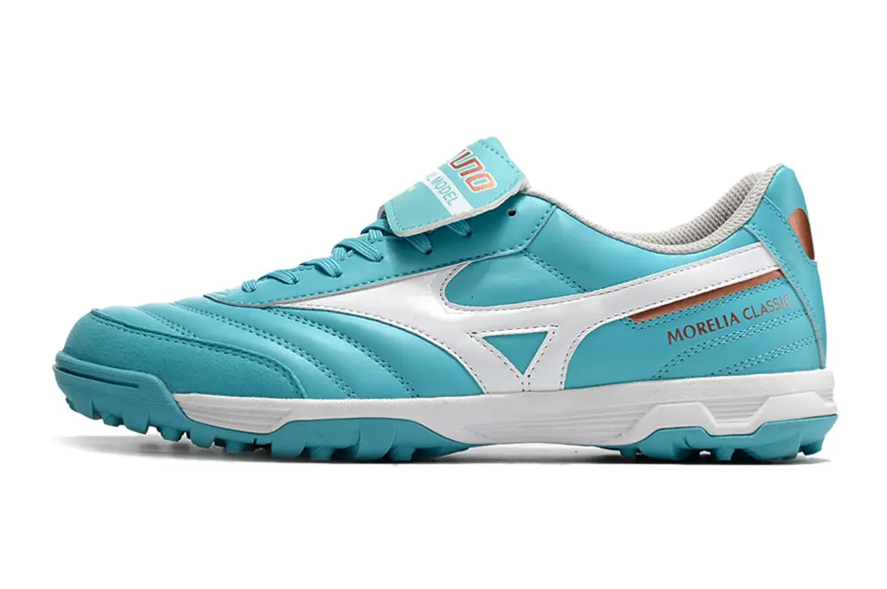 Mizuno Morelia Classic TF - Turquoise/Cool Breeze/White Accents