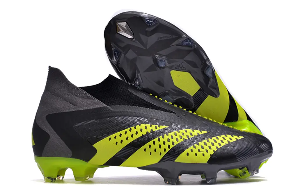 Adidas Predator Accuracy+ Laceless FG - Yellow/Electric Yellow/Shaded Black