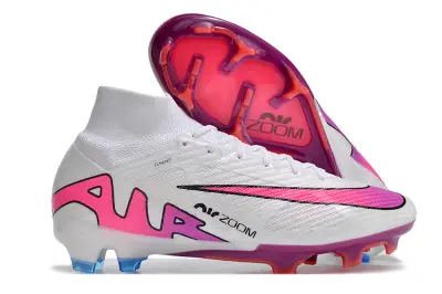 Nike Air Zoom Mercurial Superfly 9 Elite FG - White/Vibrant Pink/Deep Purple
